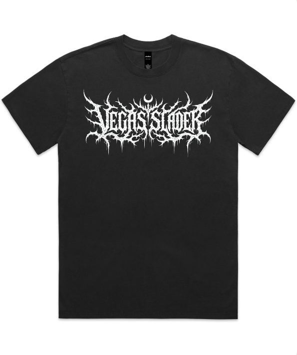 Black Faded Vegas Slader Shirt