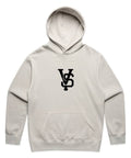 Embroidered VS Logo Hoodie | Faded BONE